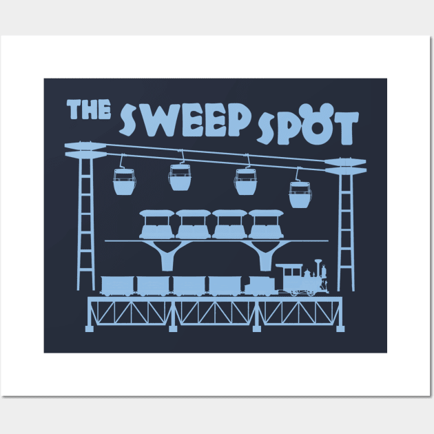 The Sweep Spot Former Attractions Wall Art by thesweepspot